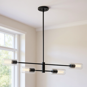Velestino Four Light Linear Chandelier