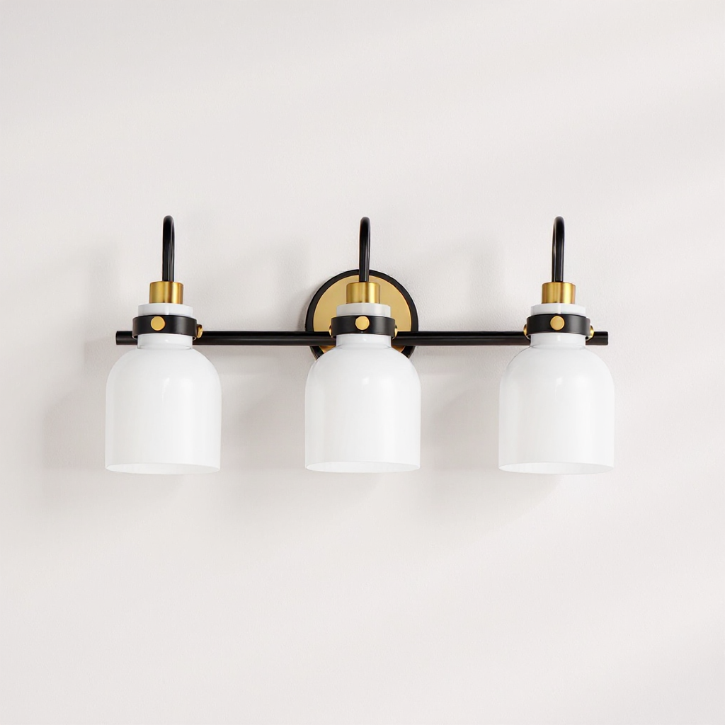 Milk Two Light Bath Vanity