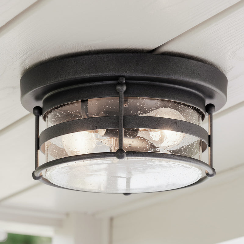 Mill Lane Two Light Outdoor Ceiling Mount