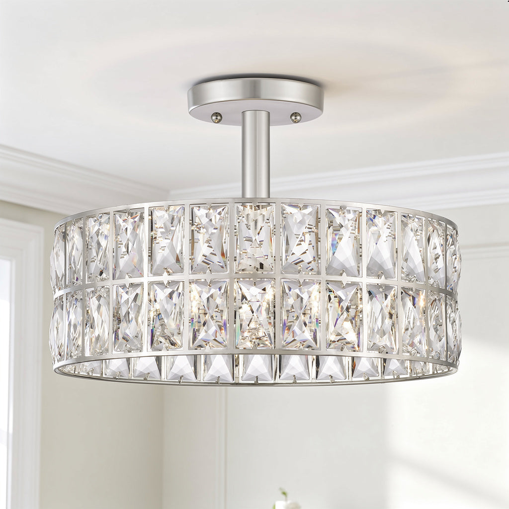 Coffman Three Light Semi Flush Mount