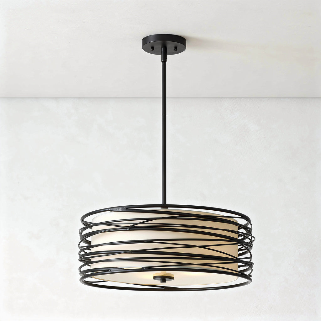 Spiral Three Light Pendant