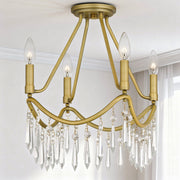 Airedale Four Light Semi Flush Mount