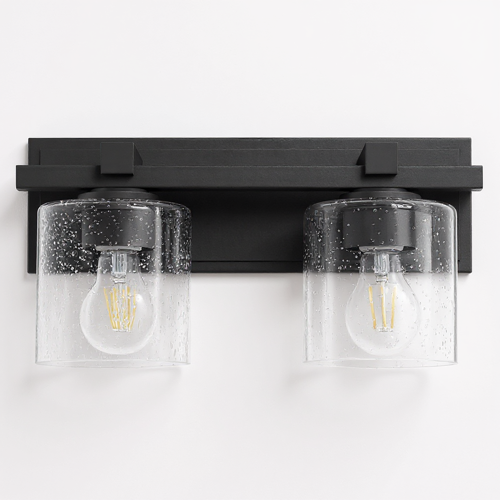 5669 Cylinder Lighting Series Two Light Wall Mount