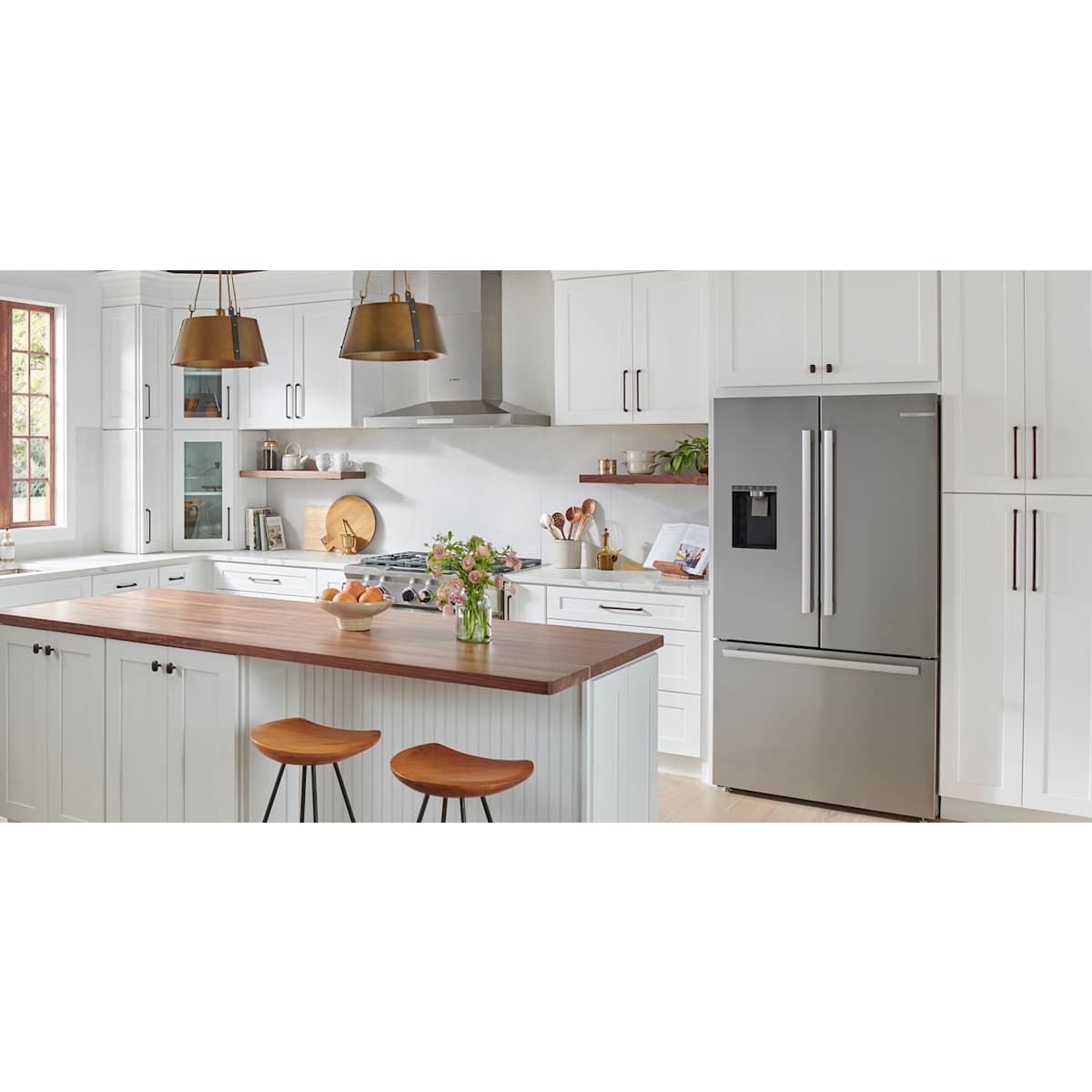Jeffrey Alexander - 329BNBDL - Loxley 1-1/4" Mushroom Round Smooth Cabinet Knob / Drawer Knob in Brushed Pewter