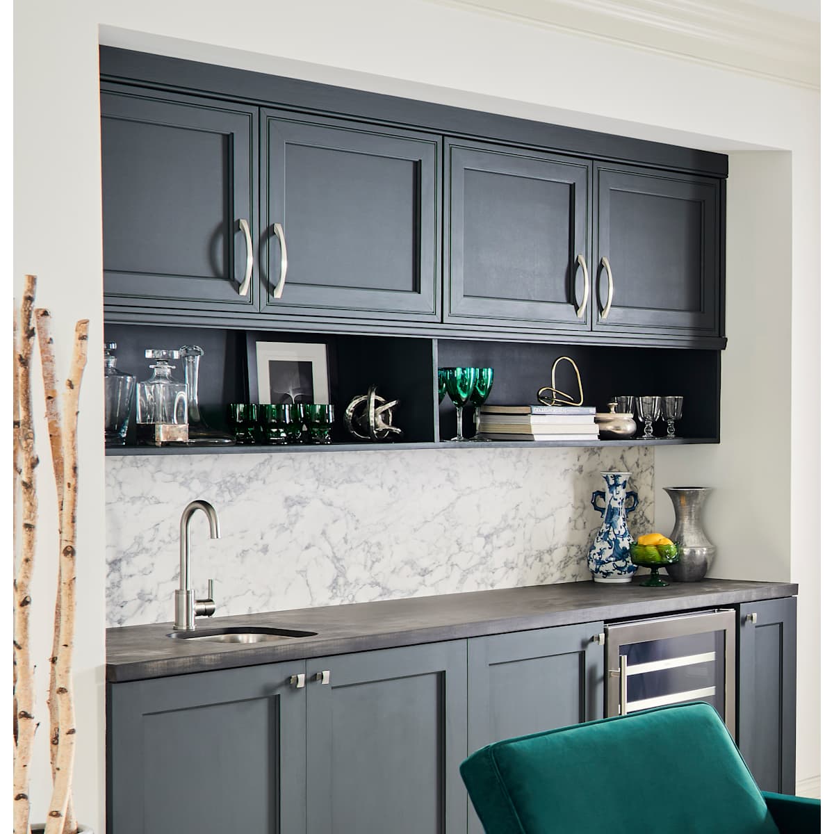 Jeffrey Alexander - 767PC - Philip 1-1/4" Wide T Rectangular Cabinet Bar Knob / Drawer Bar Pull in Polished Chrome