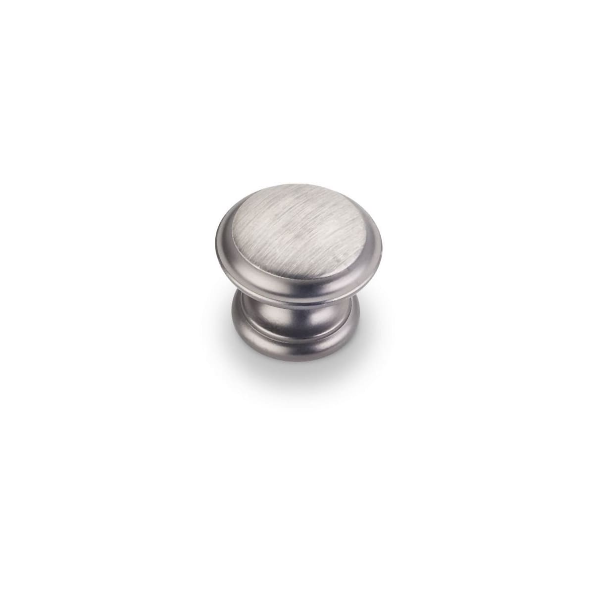 Jeffrey Alexander - 0251BNBDL - Cordova 1-3/8" Round American Colonial Rustic Mushroom Cabinet Knob / Drawer Knob in Brushed Pewter