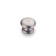 Jeffrey Alexander - 0251BNBDL - Cordova 1-3/8" Round American Colonial Rustic Mushroom Cabinet Knob / Drawer Knob in Brushed Pewter