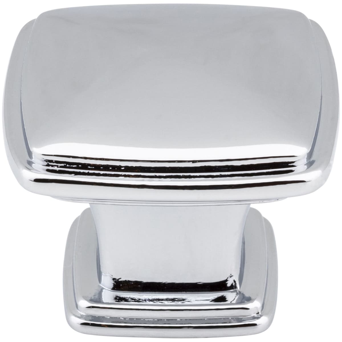 Jeffrey Alexander - 1091DBAC - Milan 1-3/16" Contemporary Stepped Square Cabinet Knob / Drawer Knob with Raised Center in Brushed Oil Rubbed Bronze