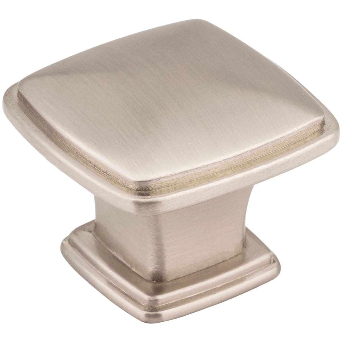 Milan 1-3/16" Contemporary Stepped Square Cabinet Knob / Drawer Knob with Raised Center