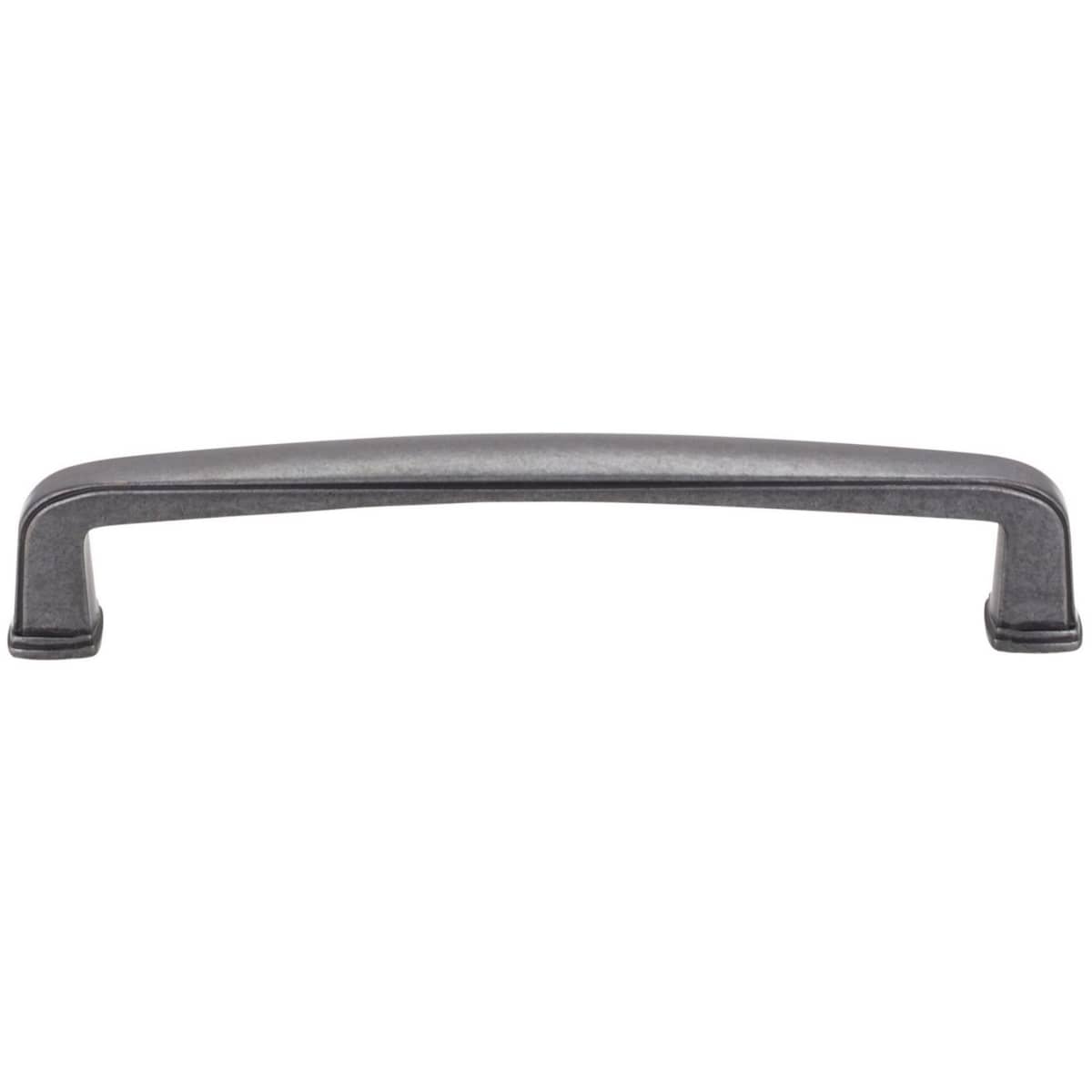 Jeffrey Alexander - 1092-128AB - Milan 1 Series 5-1/16" (128mm) Center to Center Soft Corner Cabinet Handle / Drawer Pull in Brushed Antique Brass