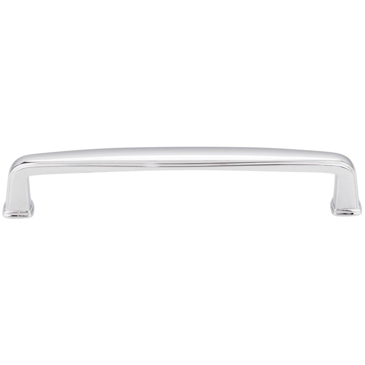 Jeffrey Alexander - 1092-128AB - Milan 1 Series 5-1/16" (128mm) Center to Center Soft Corner Cabinet Handle / Drawer Pull in Brushed Antique Brass