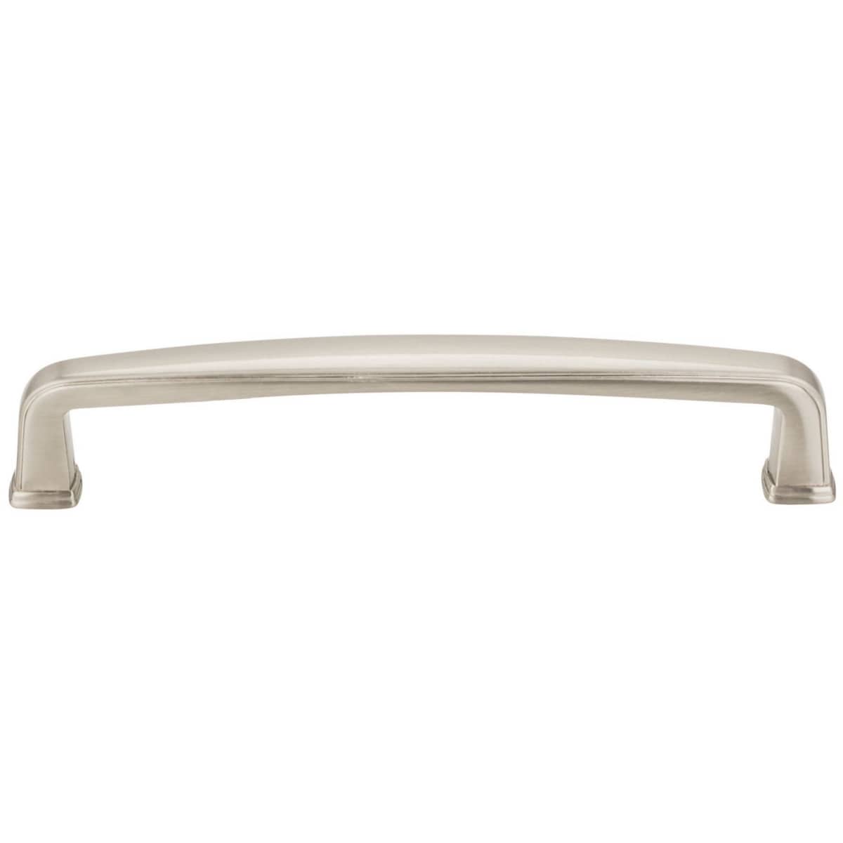 Jeffrey Alexander - 1092-128AB - Milan 1 Series 5-1/16" (128mm) Center to Center Soft Corner Cabinet Handle / Drawer Pull in Brushed Antique Brass