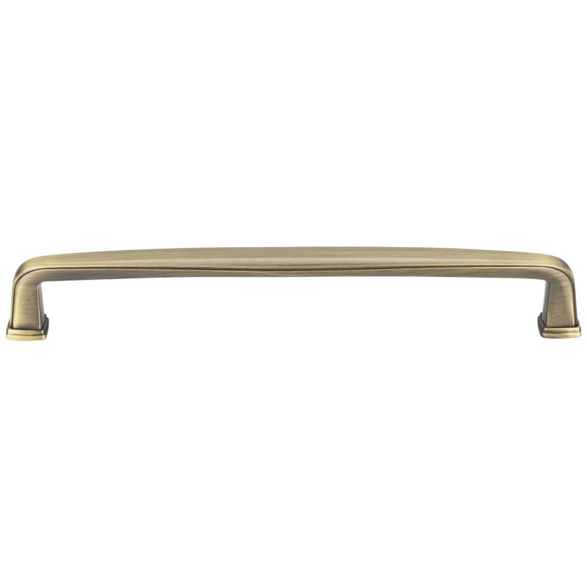 Jeffrey Alexander - 1092-160DACM - Milan 1 Series 6-5/16" Center to Center Rounded Corner Cabinet Handle / Drawer Pull in Gun Metal