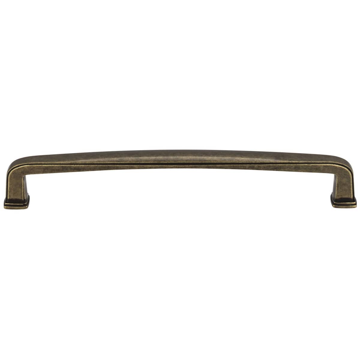 Jeffrey Alexander - 1092-160DACM - Milan 1 Series 6-5/16" Center to Center Rounded Corner Cabinet Handle / Drawer Pull in Gun Metal
