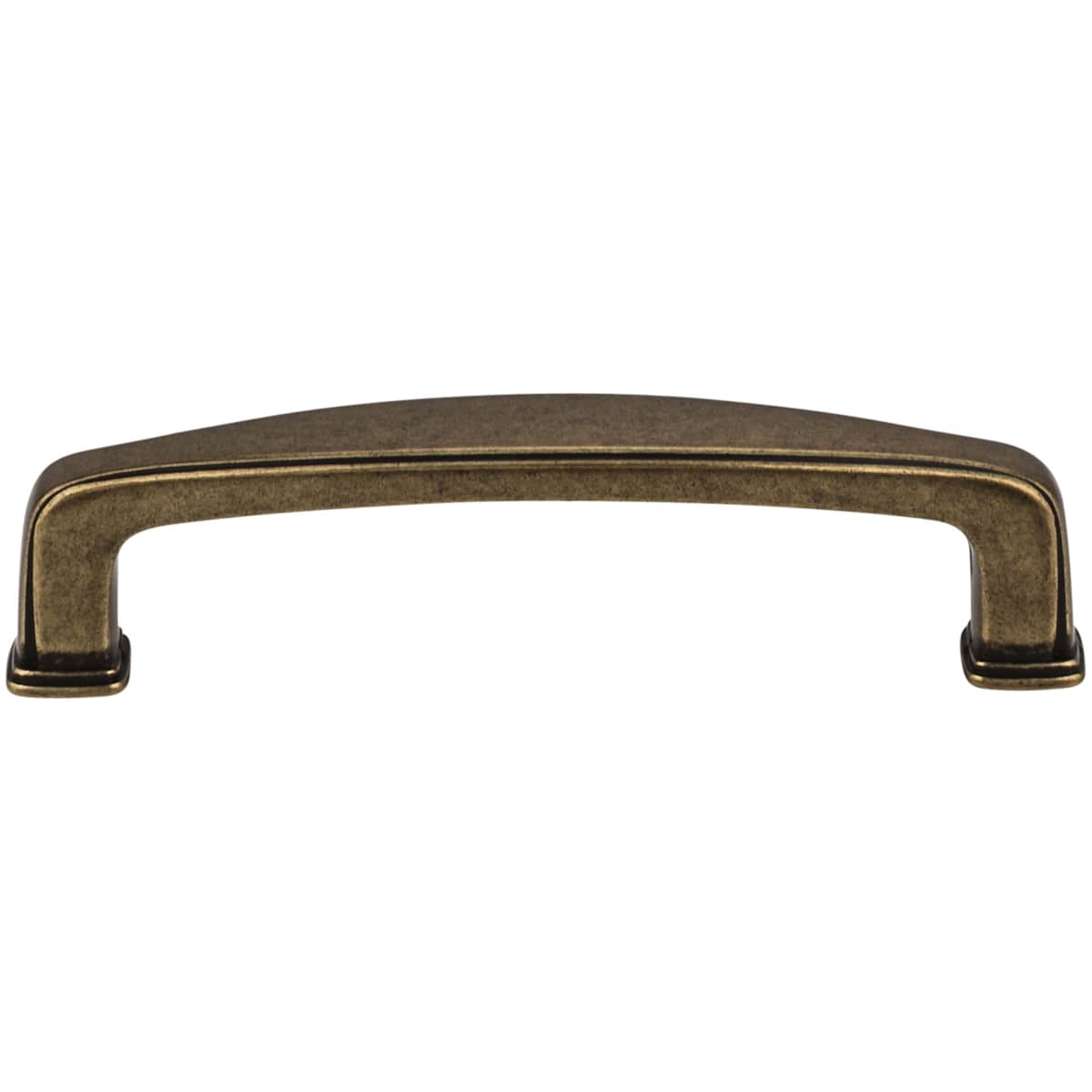 Jeffrey Alexander - 1092AEM - Milan 1 Series 3-3/4" Center to Center Transitional Cabinet Handle / Drawer Pull in Distressed Antique Brass