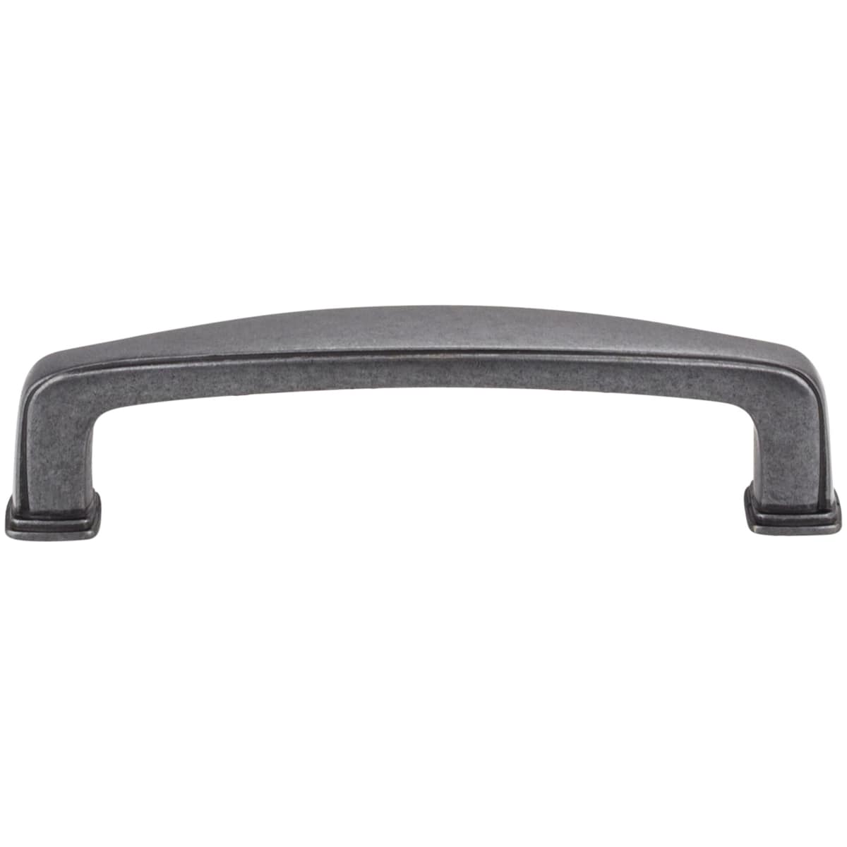 Jeffrey Alexander - 1092AEM - Milan 1 Series 3-3/4" Center to Center Transitional Cabinet Handle / Drawer Pull in Distressed Antique Brass