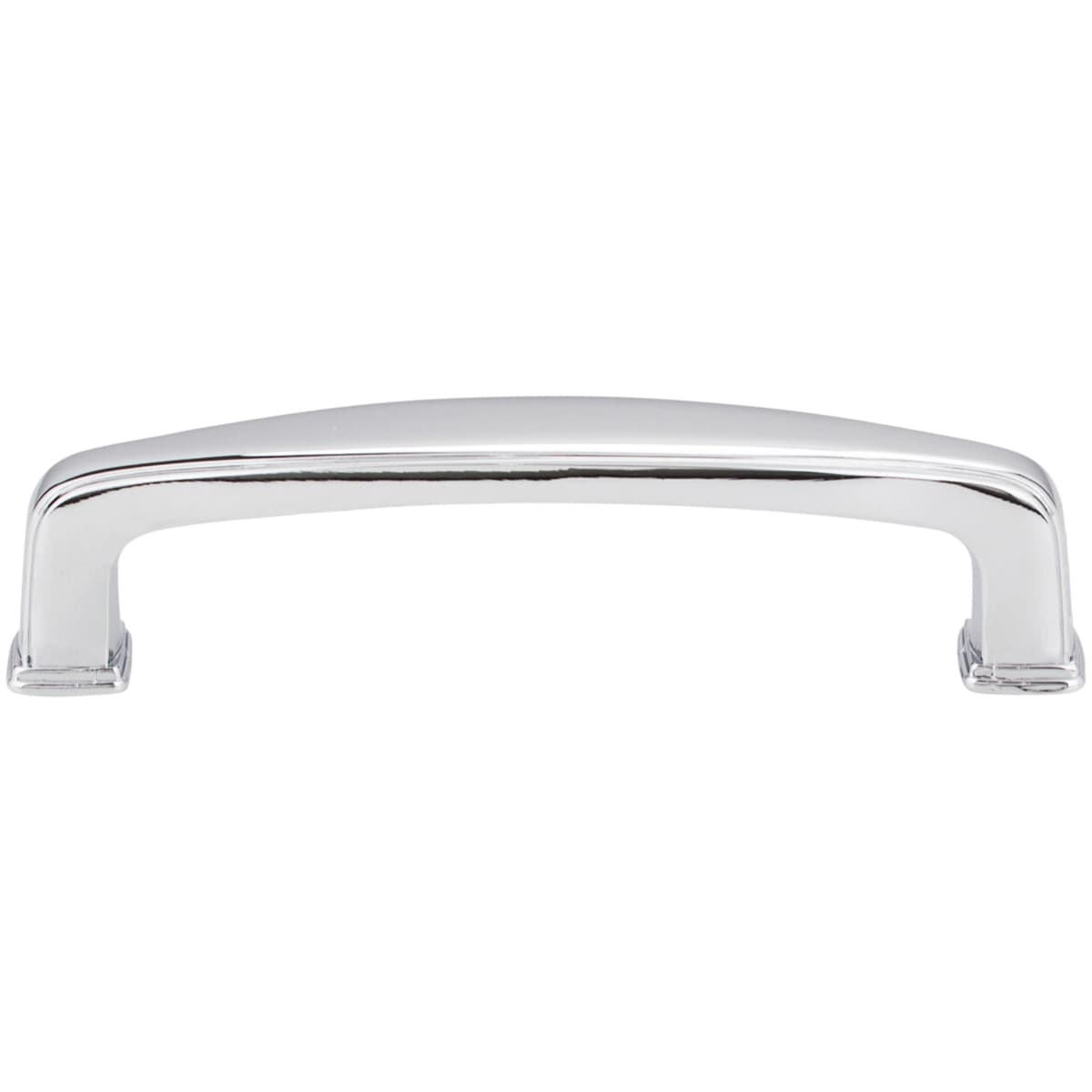Jeffrey Alexander - 1092AEM - Milan 1 Series 3-3/4" Center to Center Transitional Cabinet Handle / Drawer Pull in Distressed Antique Brass