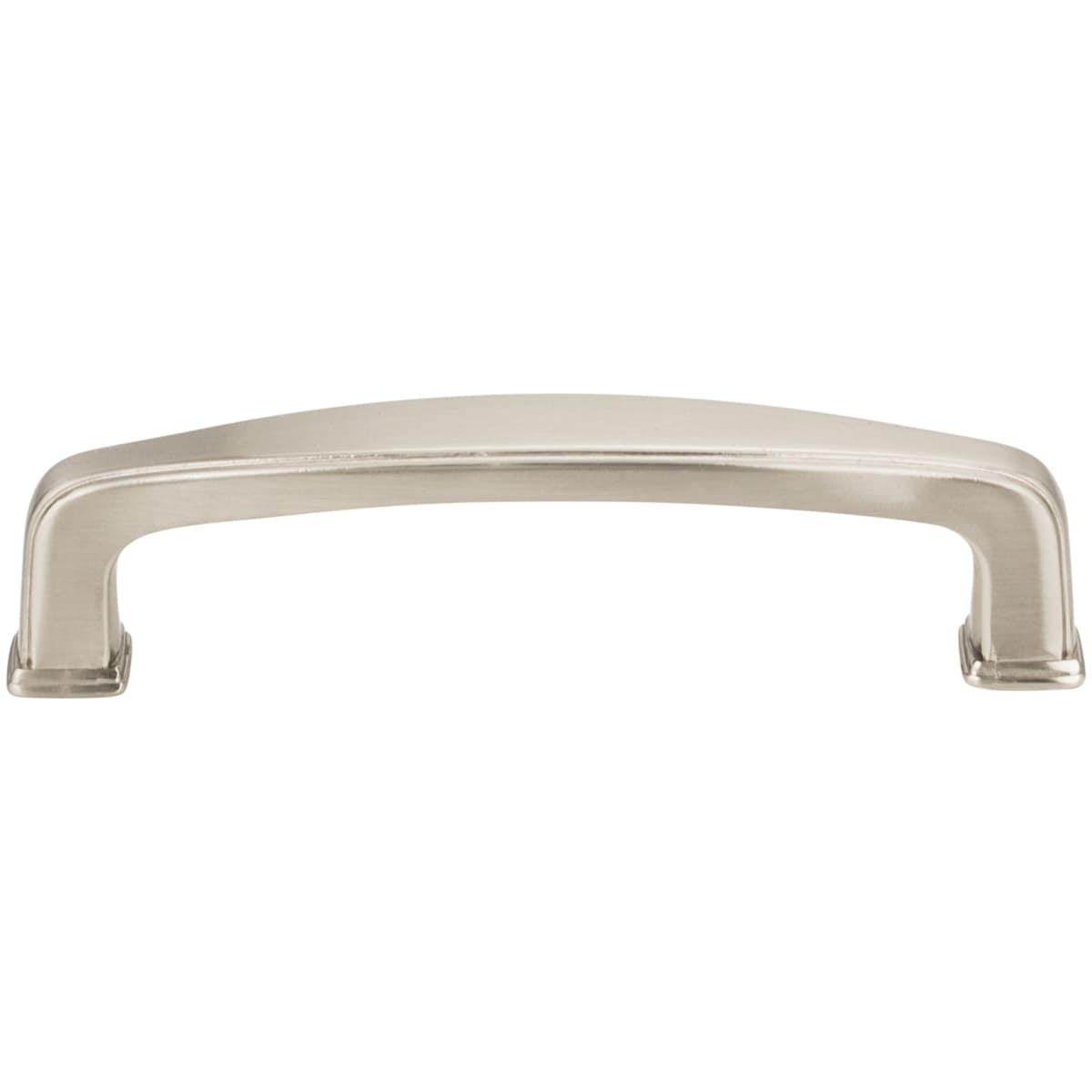 Jeffrey Alexander - 1092AEM - Milan 1 Series 3-3/4" Center to Center Transitional Cabinet Handle / Drawer Pull in Distressed Antique Brass