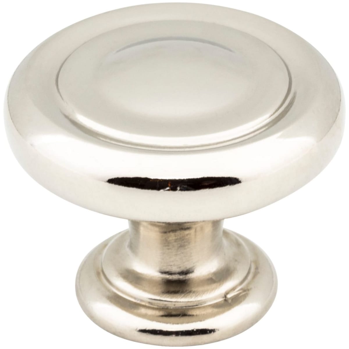 Bremen I - 1-1/4" Round Traditional Ring Mushroom Cabinet Knob / Drawer Knob with Stacked Foot