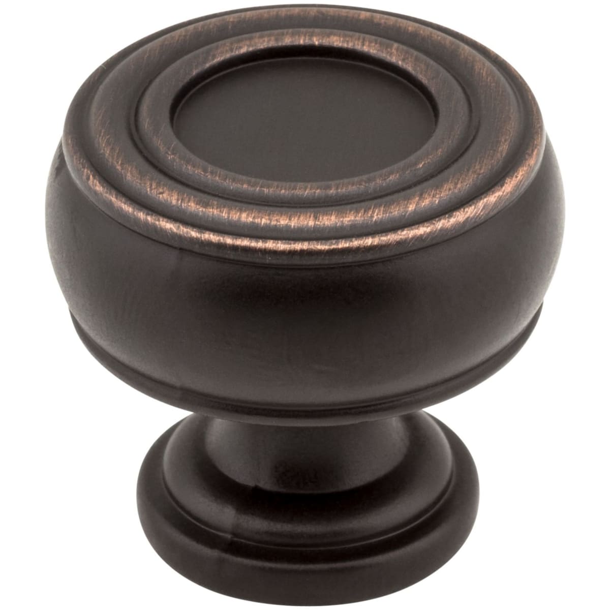 Bremen 2 - 1-3/16" Round Ringed Barrel Traditional Cabinet Knob / Drawer Knob