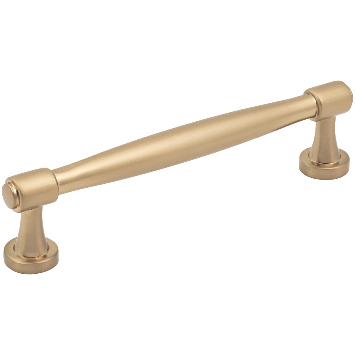Jeffrey Alexander - 132-128SBZ - Jules 5-1/16" Center to Center (128mm) Elegant Modern Tapered Cabinet Bar Handle / Drawer Bar Pull in Satin Bronze