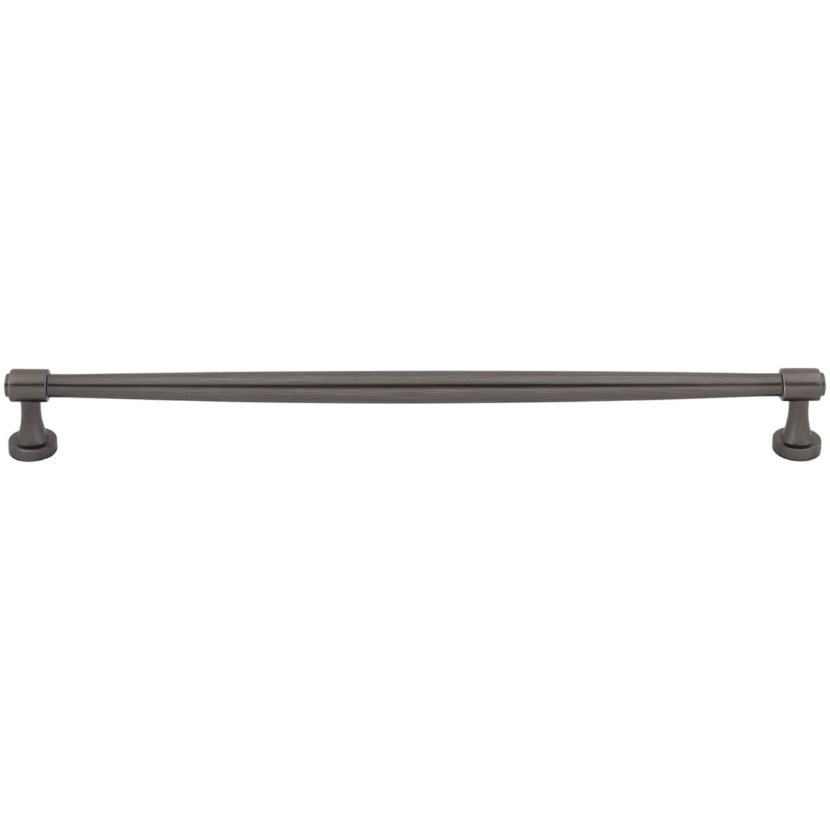 Jeffrey Alexander - 132-305MB - Jules 12" Center to Center (305mm) Elegant Tapered Large Cabinet Bar Handle / Drawer Bar Pull in Matte Black