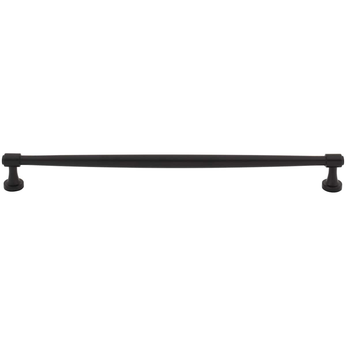 Jeffrey Alexander - 132-305MB - Jules 12" Center to Center (305mm) Elegant Tapered Large Cabinet Bar Handle / Drawer Bar Pull in Matte Black
