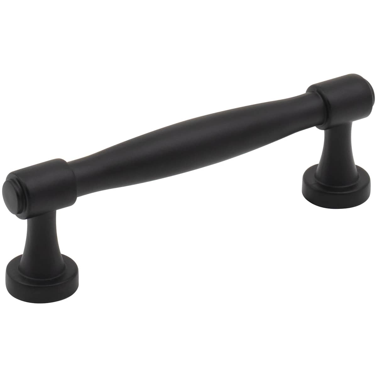 Jules 3-3/4" Center to Center (96mm) Elegant Tapered Cabinet Bar Handle / Drawer Bar Pull