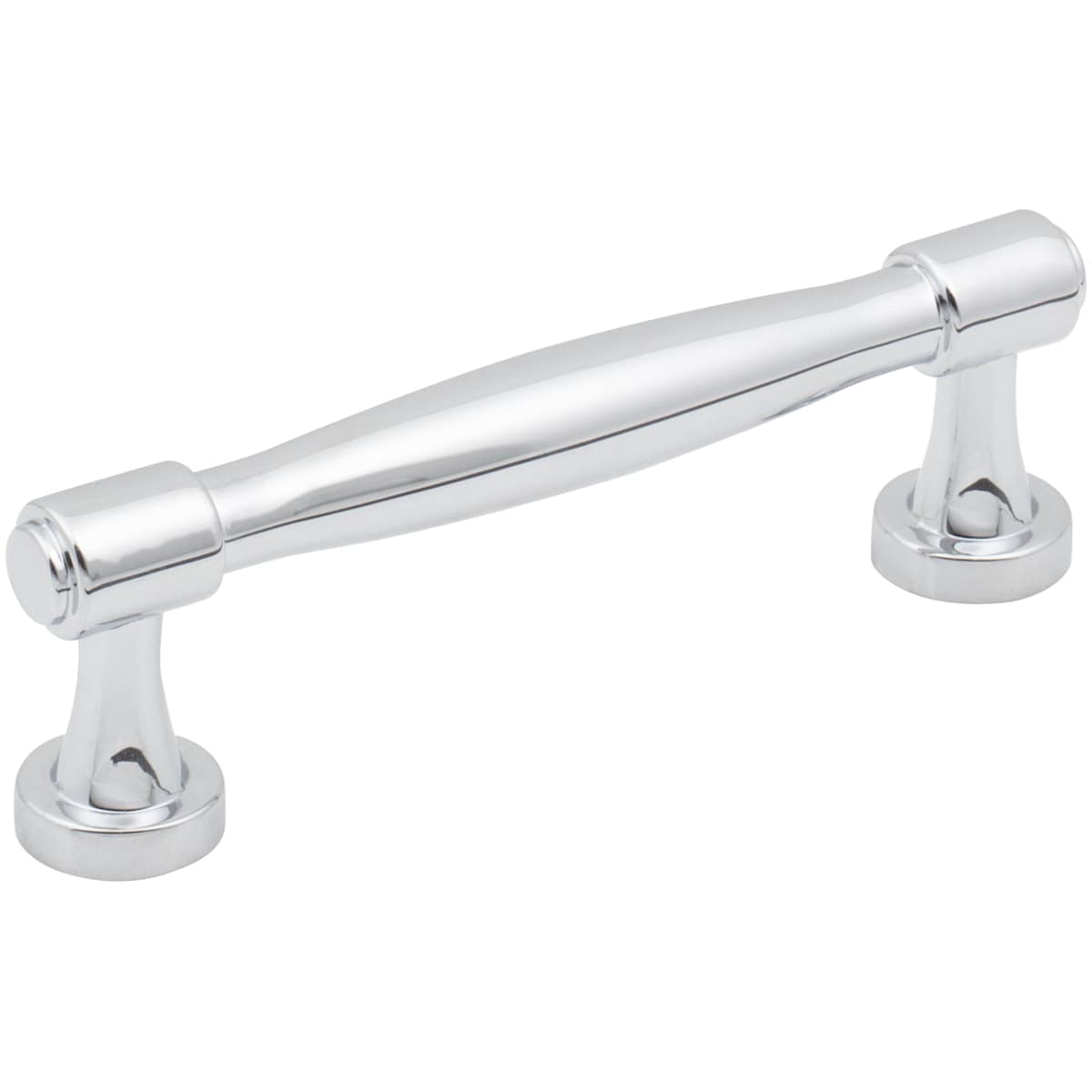Jules 3-3/4" Center to Center (96mm) Elegant Tapered Cabinet Bar Handle / Drawer Bar Pull