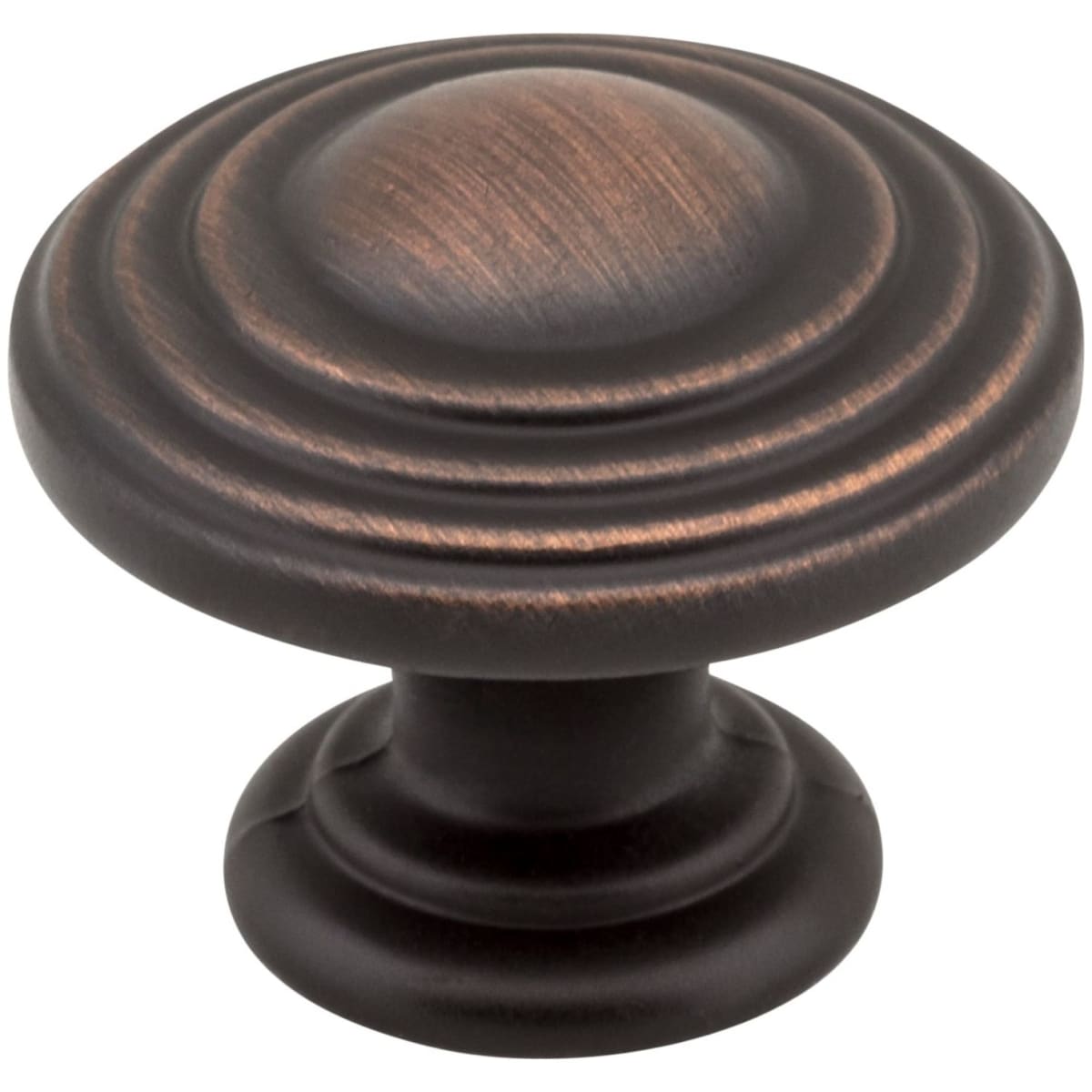 Bremen 2 - 1-1/4" Round Stacked Ring Mushroom Cabinet Knob / Drawer Knob