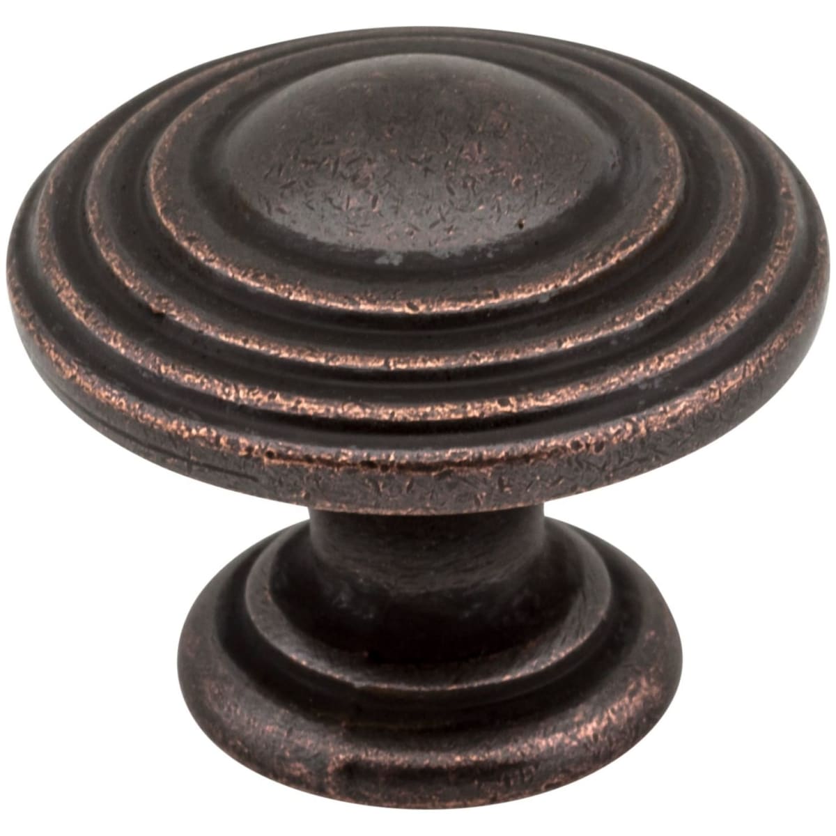 Bremen 2 - 1-1/4" Round Stacked Ring Mushroom Cabinet Knob / Drawer Knob