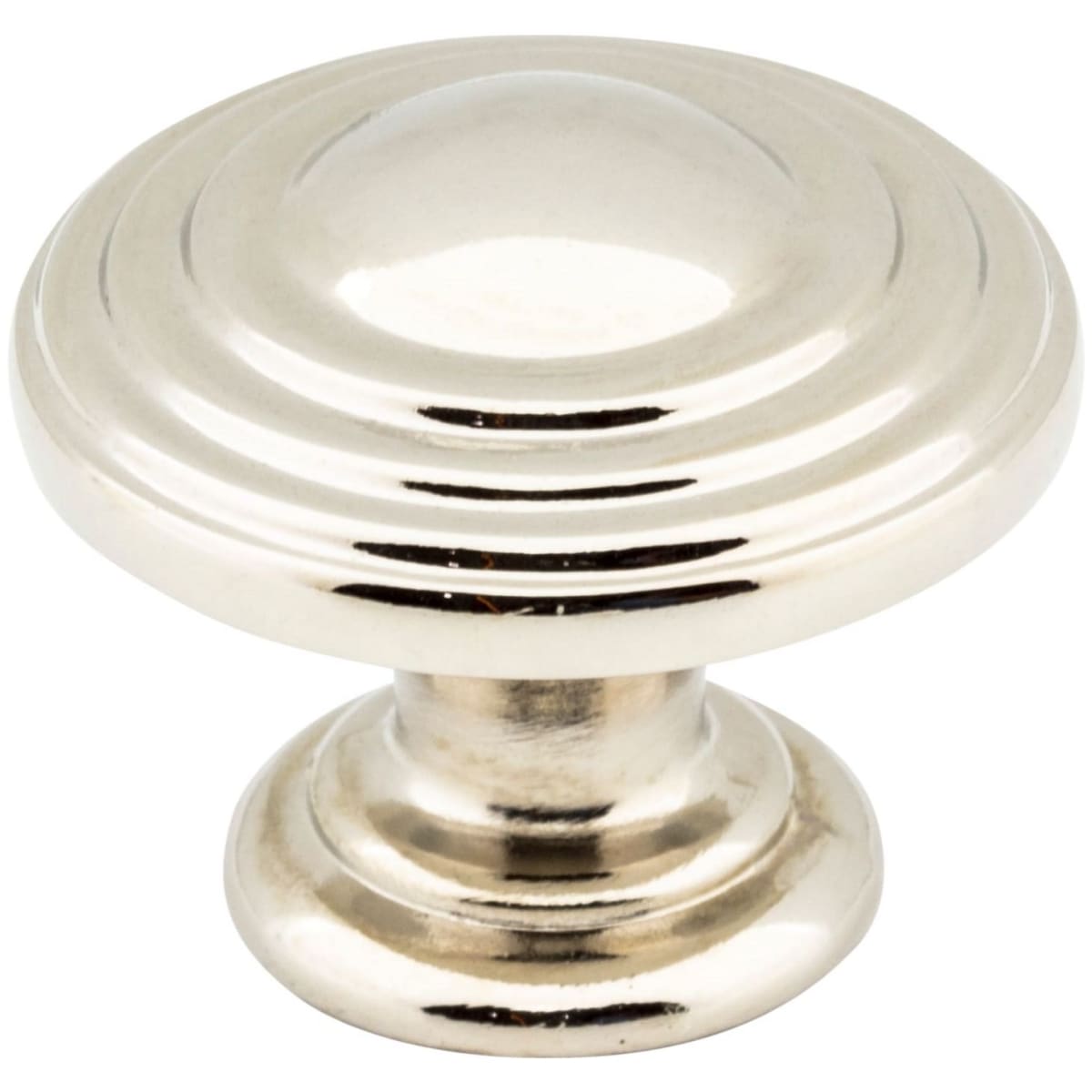 Bremen 2 - 1-1/4" Round Stacked Ring Mushroom Cabinet Knob / Drawer Knob