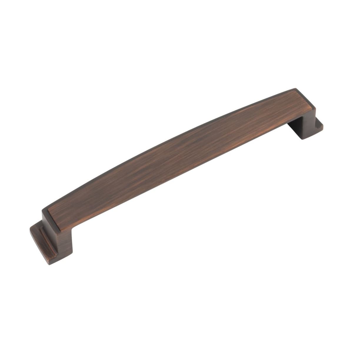 Jeffrey Alexander - 141-160MB - Renzo 6-5/16" Center to Center Bold Modern Square Cabinet Cup Pull / Drawer Cup Handle in Matte Black