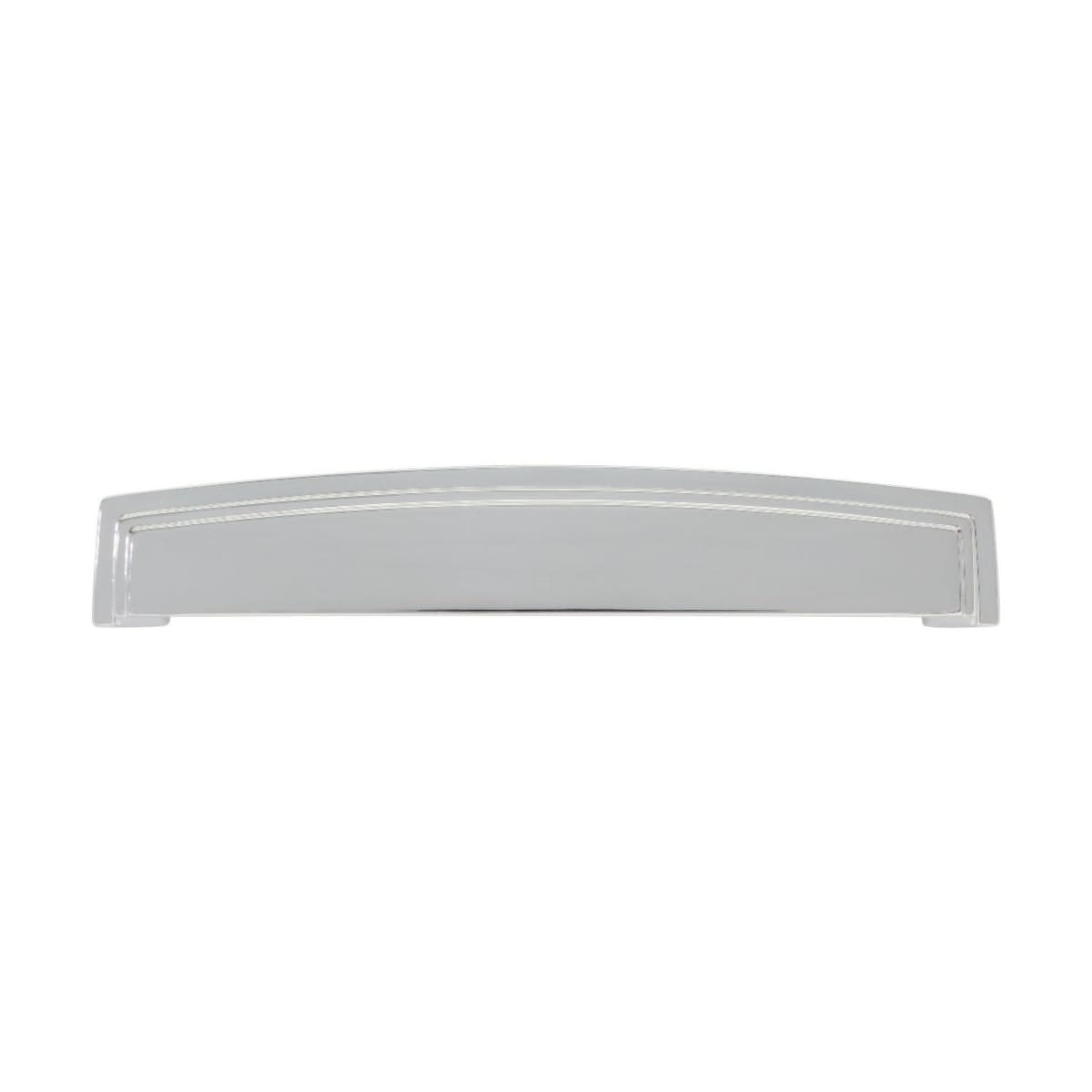 Jeffrey Alexander - 141-160MB - Renzo 6-5/16" Center to Center Bold Modern Square Cabinet Cup Pull / Drawer Cup Handle in Matte Black