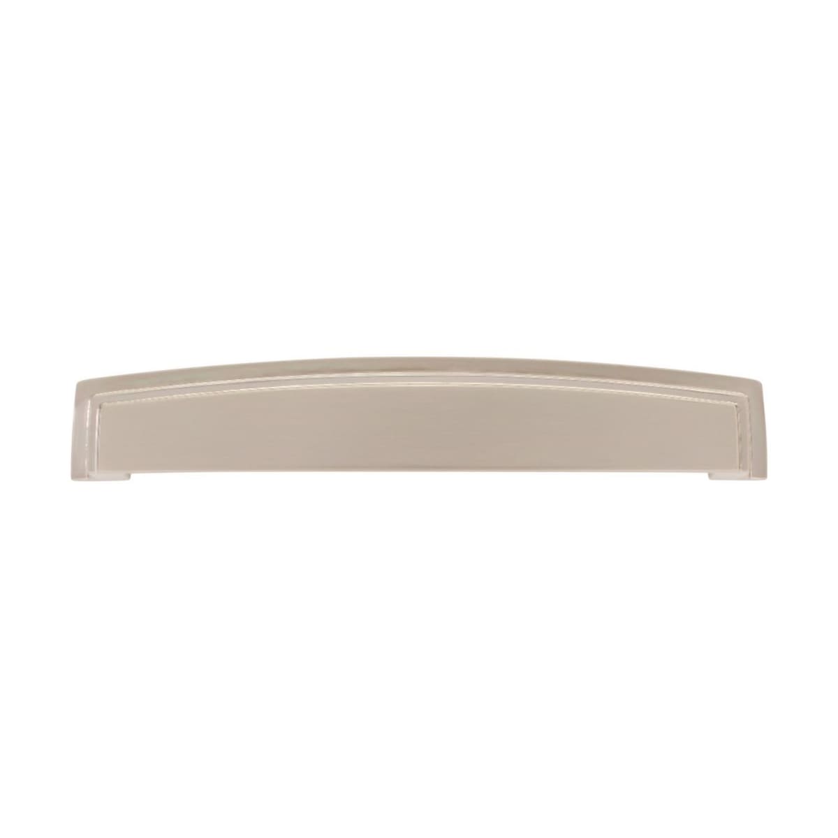 Jeffrey Alexander - 141-160MB - Renzo 6-5/16" Center to Center Bold Modern Square Cabinet Cup Pull / Drawer Cup Handle in Matte Black