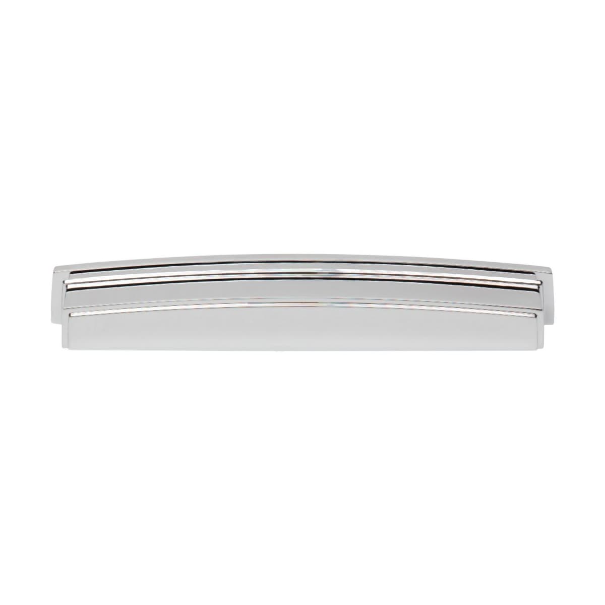 Jeffrey Alexander - 141-192BNBDL - Renzo 7-9/16" Center to Center Modern Square Cabinet Cup Handle / Drawer Cup Pull in Brushed Pewter