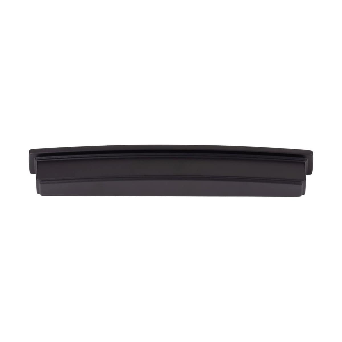 Jeffrey Alexander - 141-192BNBDL - Renzo 7-9/16" Center to Center Modern Square Cabinet Cup Handle / Drawer Cup Pull in Brushed Pewter