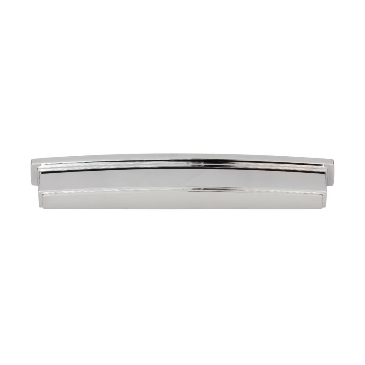 Jeffrey Alexander - 141-192BNBDL - Renzo 7-9/16" Center to Center Modern Square Cabinet Cup Handle / Drawer Cup Pull in Brushed Pewter