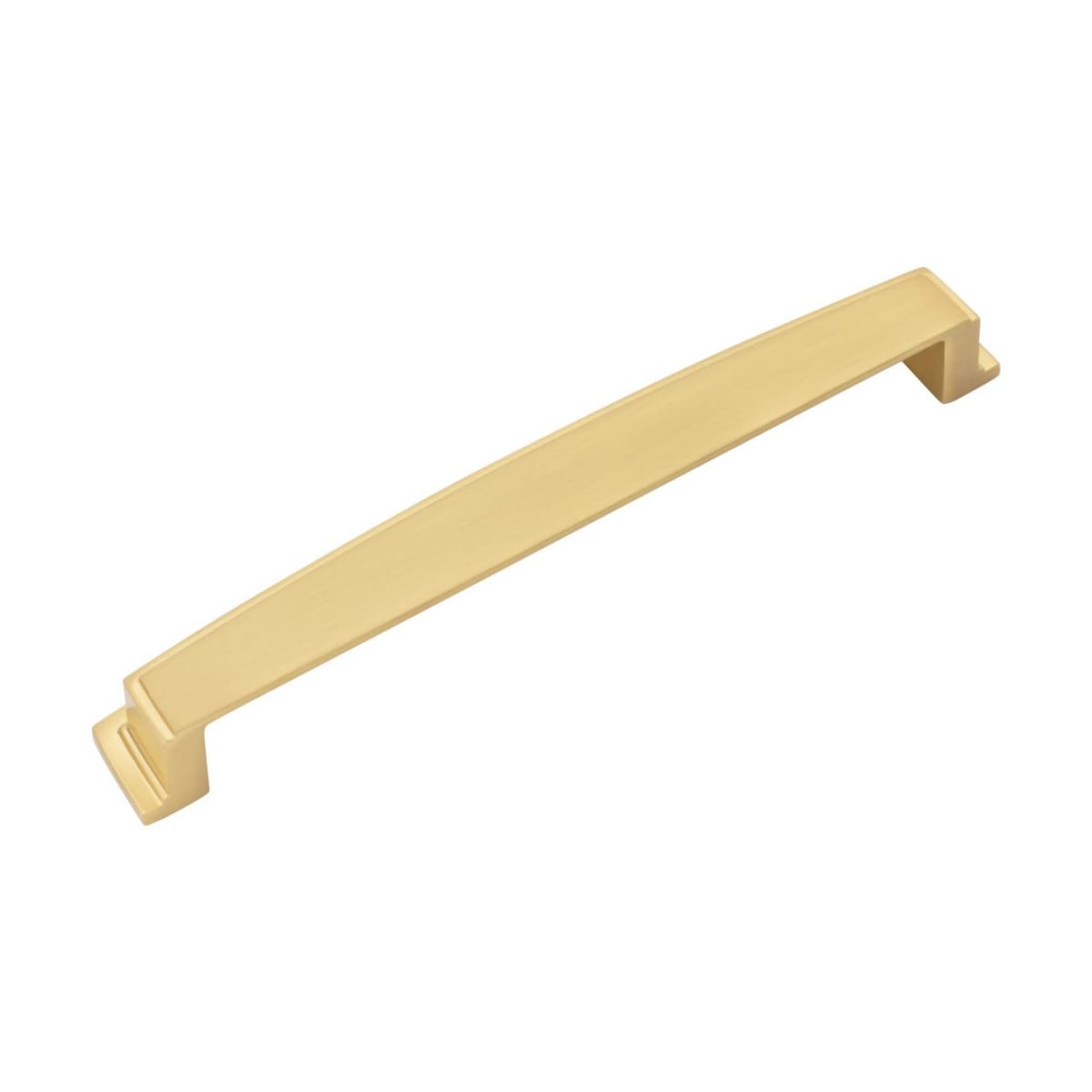Jeffrey Alexander - 141-192BNBDL - Renzo 7-9/16" Center to Center Modern Square Cabinet Cup Handle / Drawer Cup Pull in Brushed Pewter