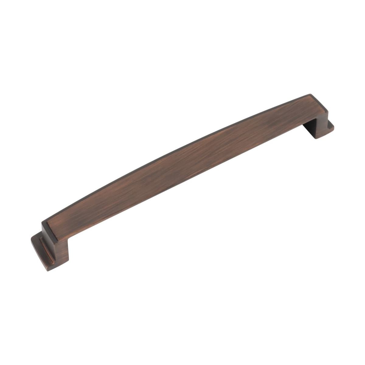 Jeffrey Alexander - 141-192BNBDL - Renzo 7-9/16" Center to Center Modern Square Cabinet Cup Handle / Drawer Cup Pull in Brushed Pewter