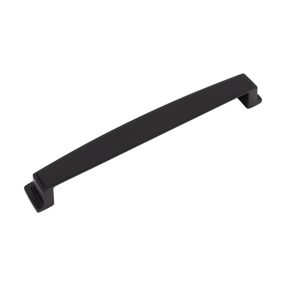 Jeffrey Alexander - 141-192BNBDL - Renzo 7-9/16" Center to Center Modern Square Cabinet Cup Handle / Drawer Cup Pull in Brushed Pewter
