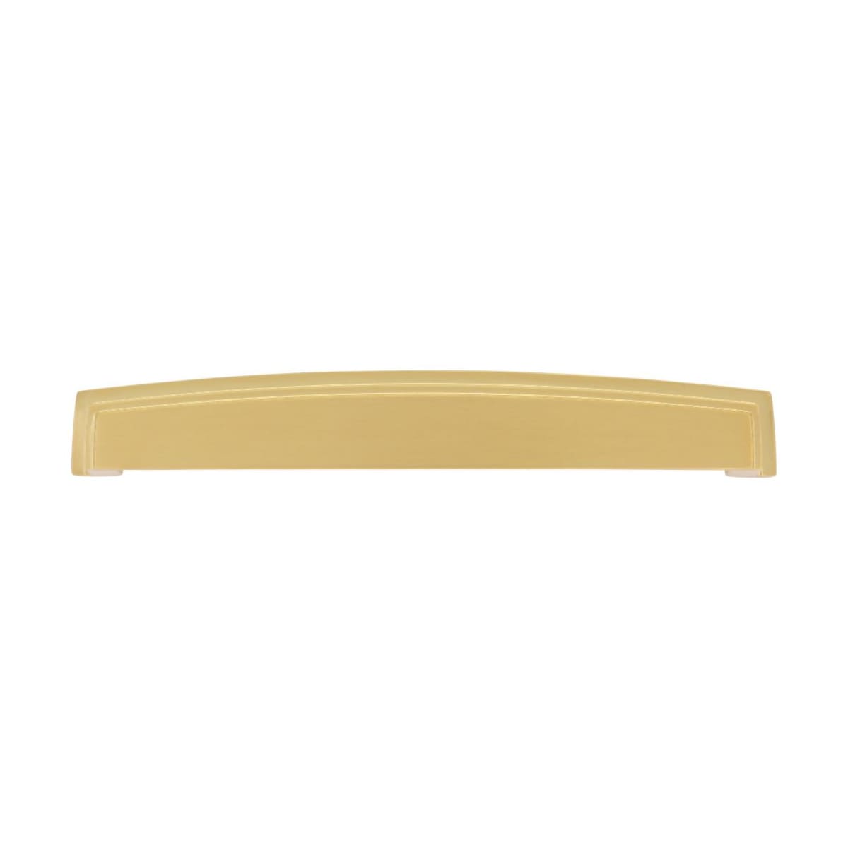 Jeffrey Alexander - 141-192BNBDL - Renzo 7-9/16" Center to Center Modern Square Cabinet Cup Handle / Drawer Cup Pull in Brushed Pewter