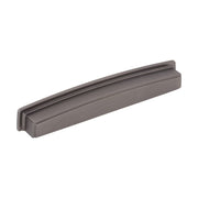 Jeffrey Alexander - 141-192BNBDL - Renzo 7-9/16" Center to Center Modern Square Cabinet Cup Handle / Drawer Cup Pull in Brushed Pewter