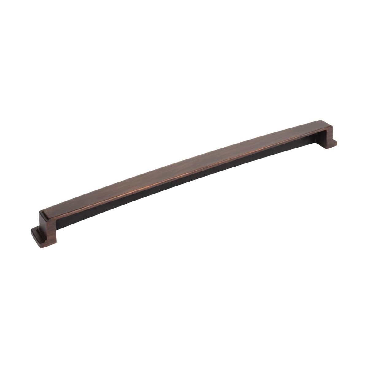 Jeffrey Alexander - 141-305BG - Renzo 12" Center to Center Modern Square Large Cabinet Cup Handle / Drawer Cup Pull in Brushed Gold