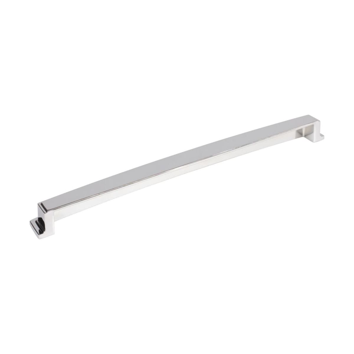 Jeffrey Alexander - 141-305BG - Renzo 12" Center to Center Modern Square Large Cabinet Cup Handle / Drawer Cup Pull in Brushed Gold