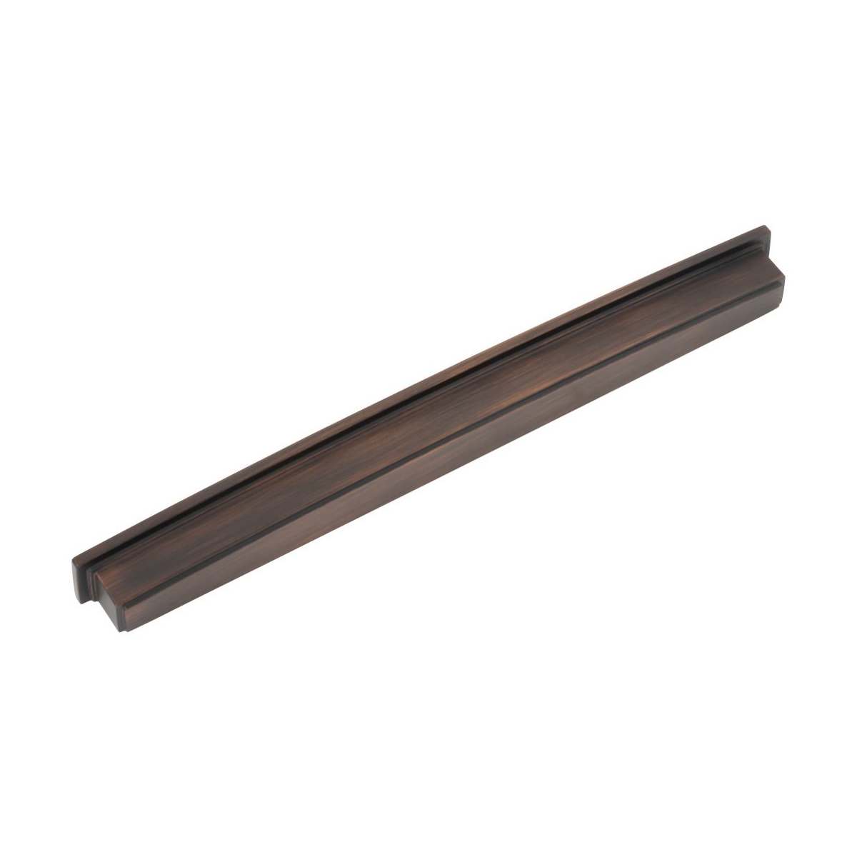Jeffrey Alexander - 141-305BG - Renzo 12" Center to Center Modern Square Large Cabinet Cup Handle / Drawer Cup Pull in Brushed Gold