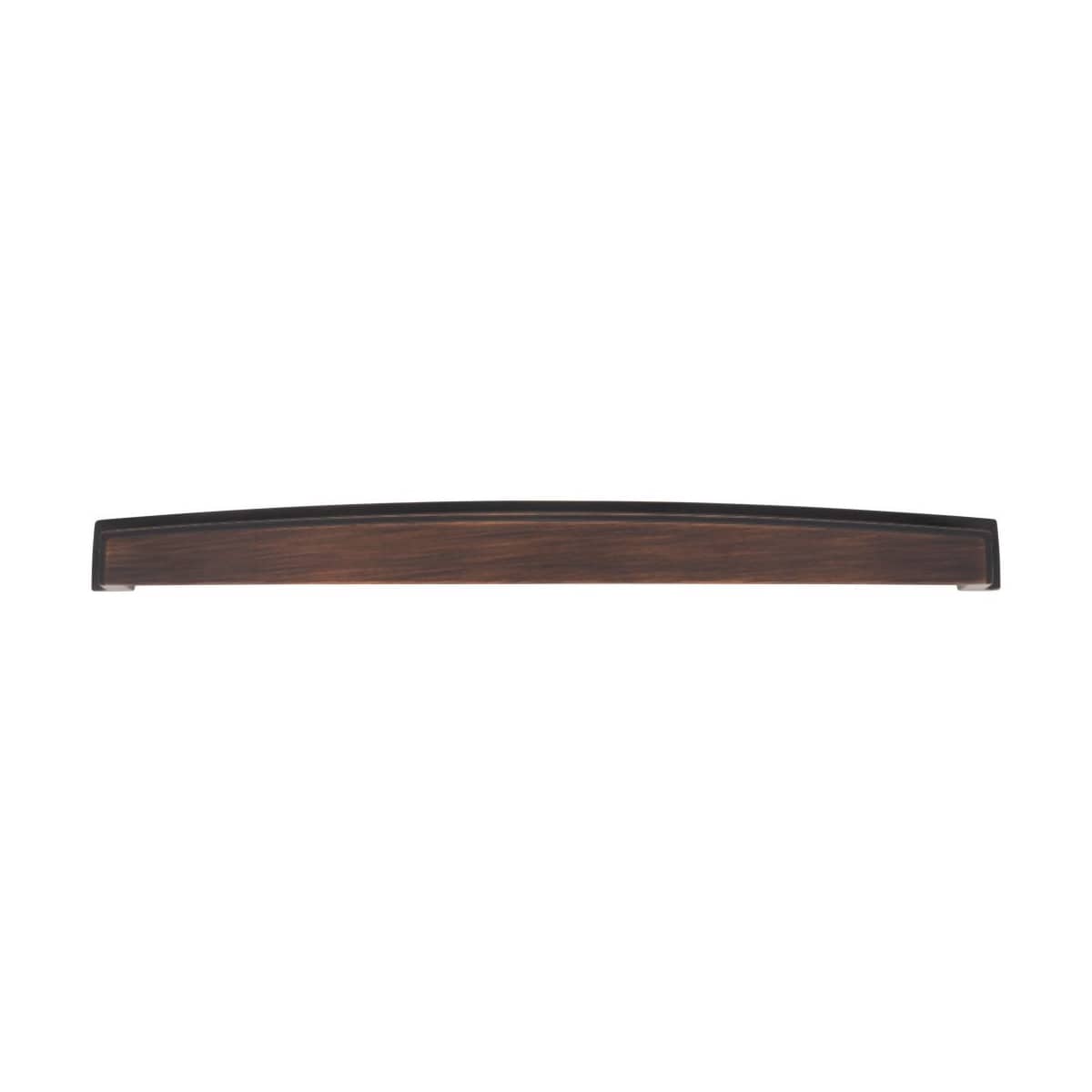 Jeffrey Alexander - 141-305BG - Renzo 12" Center to Center Modern Square Large Cabinet Cup Handle / Drawer Cup Pull in Brushed Gold