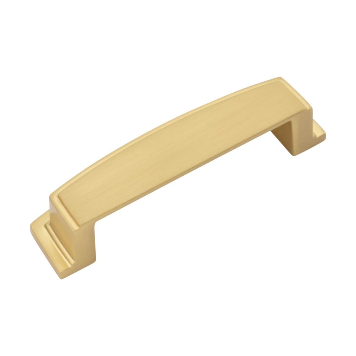 Jeffrey Alexander - 141-96MB - Renzo 3-3/4" Center to Center Squared Contemporary Rectangular Cabinet Cup Pull / Drawer Cup Handle in Matte Black