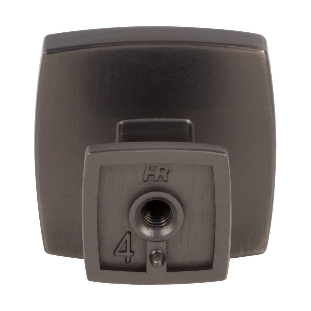 Jeffrey Alexander - 141DBAC - Renzo 1-1/4" Stepped Square Bold Cabinet Knob / Drawer Knob in Brushed Oil Rubbed Bronze