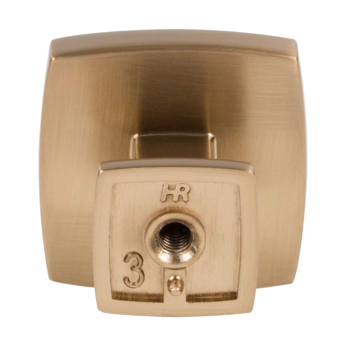 Jeffrey Alexander - 141DBAC - Renzo 1-1/4" Stepped Square Bold Cabinet Knob / Drawer Knob in Brushed Oil Rubbed Bronze
